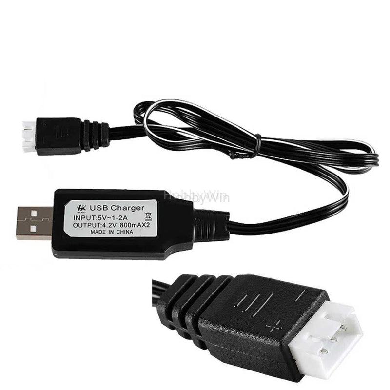 7.4V 2S LiPO Charger USB Cable 800mA for Lipolymer Li-ion RC Model Battery Pack