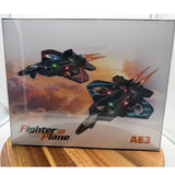 Fighter Fly Plane AE3 Remote Control Jet Drone LED Lights 360 Flip Black 0623