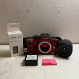 Panasonic Lumix DMC-G1 Red Black Handhel Compact 35mm Digiral  SLR Camera