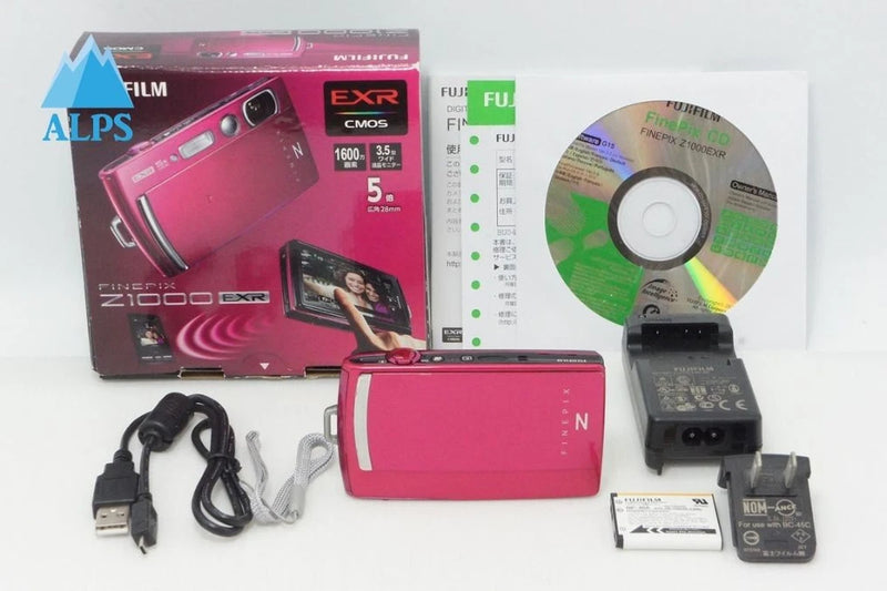 FUJIFILM FinePix Z1000EXR 16.0MP Compact Digital Camera Pink w/ Box #260513d