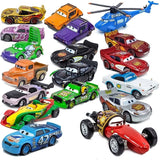 Disney Pixar Cars Electroplated Metal Toy Cars King Airplane Diecast Model Gifts