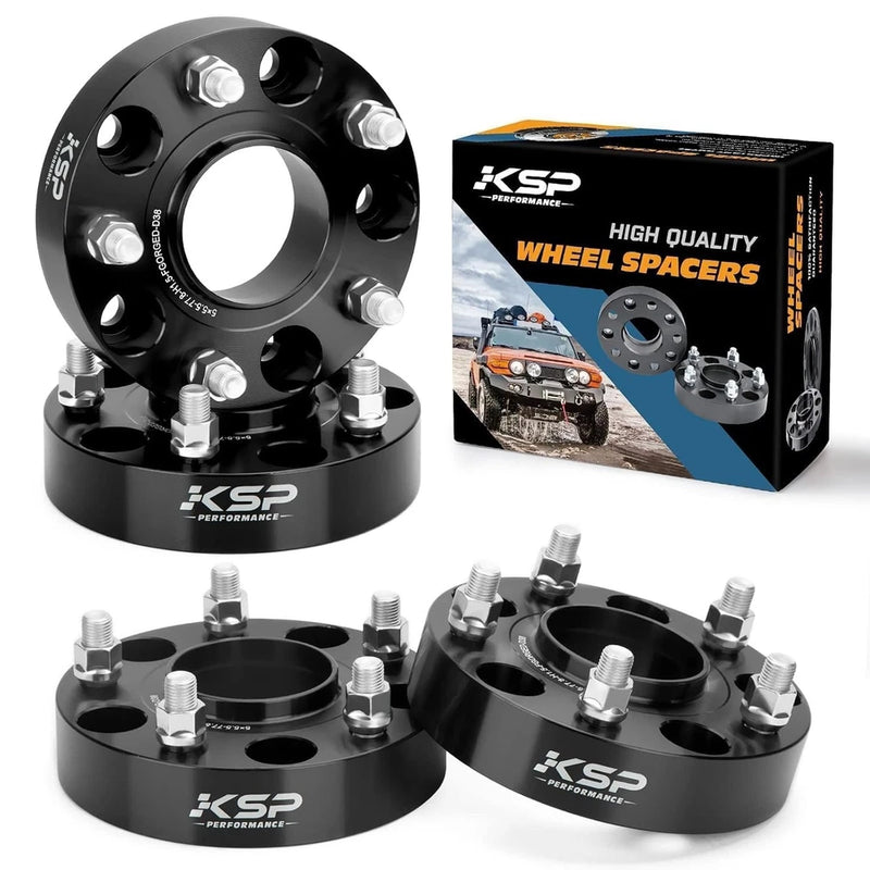 KSP 5X5.5 Ram 1500 Wheel Spacer for Dodge Ram 1500 2012-2018, M14x1.5 Stud Battery