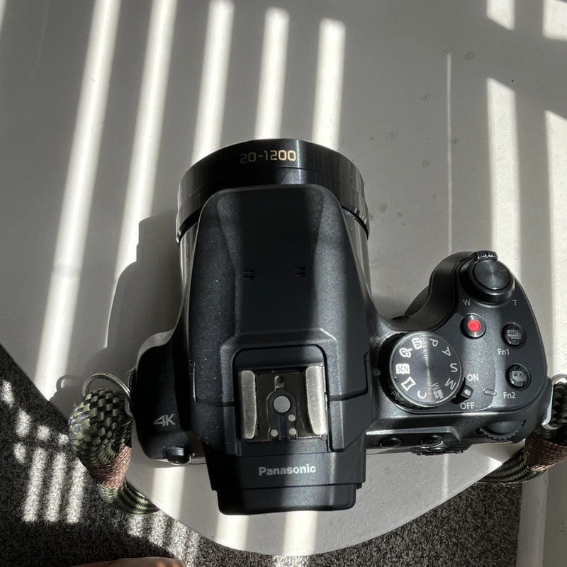 Panasonic LUMIX Bridge Camera 20MP 60x Optical Zoom 4K Video Black
