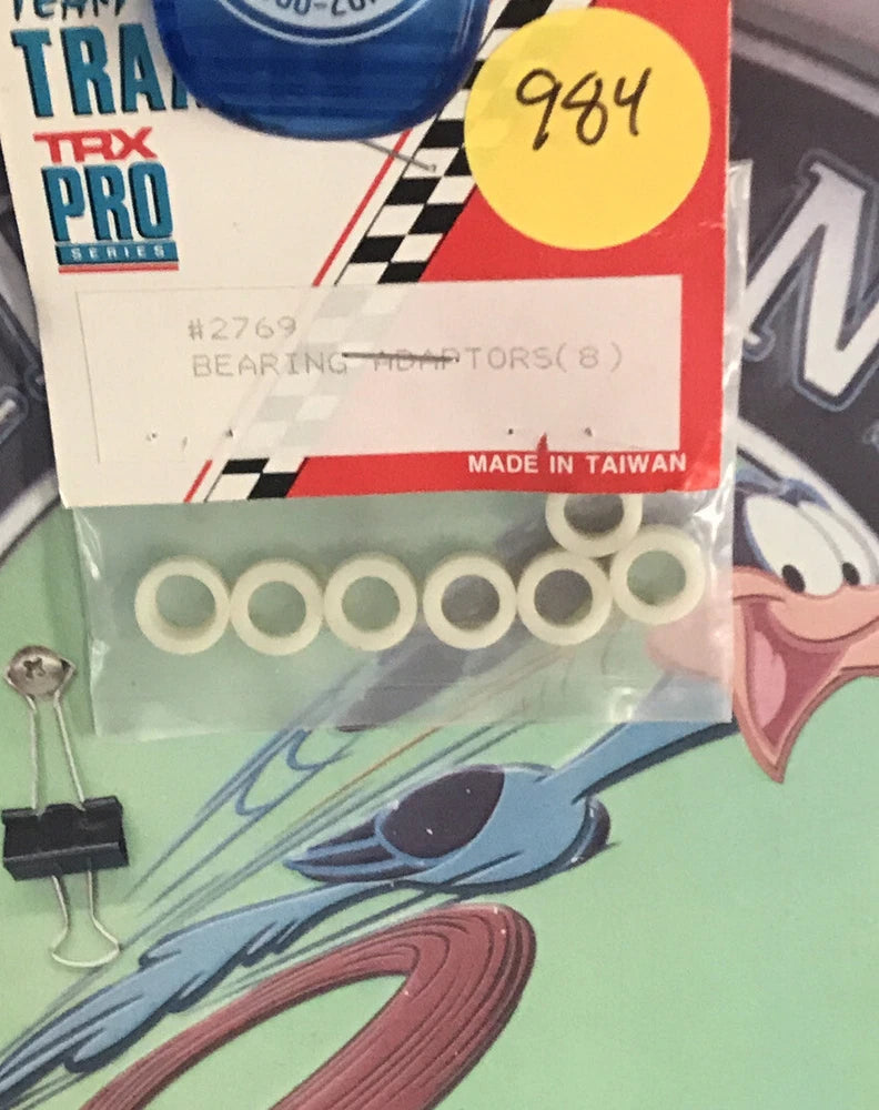 Traxxas 2769 Bearing Adapters (8) convert 5x11mm Bearings to Lighter 5x8????Ship Converter