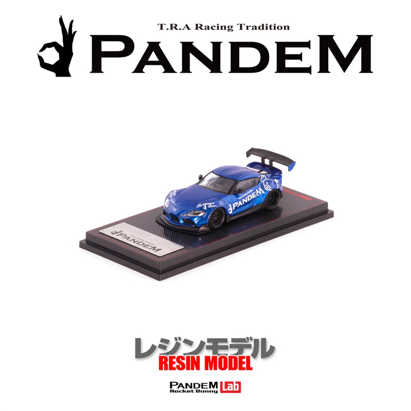 1/64 Scale PANDEM Supra (A90) Blue Metallic (Ignition model IG2331)