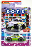 2020 Matchbox Candy Cars #6 Volkswagen Beetle 4x4 WHITE PEARL | DOTS? | FSC