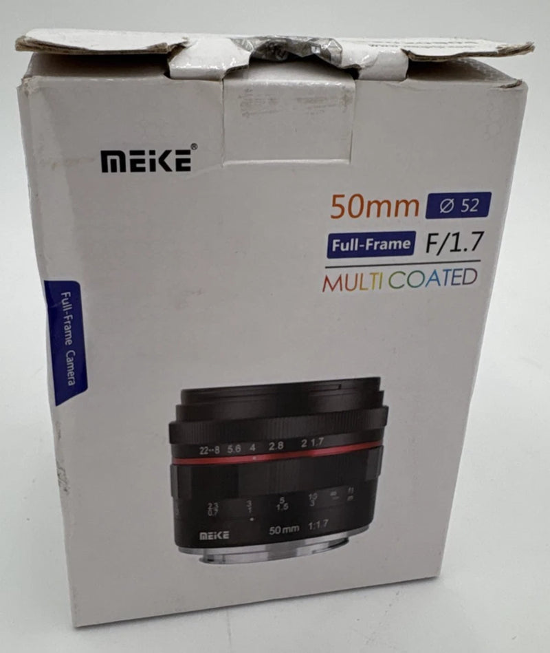 Meike 50mm F1.7 Full Frame Manual Focus Large Aperture Lens for Fuji X-Mount