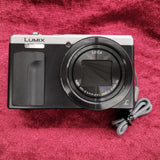 Panasonic LUMIX DMC-TZ85 Black Silver 18.1MP Compact Digital Camera w/Charger