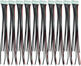 Boladge 10pcs 6S 7-Pin RC LiPo Battery Balance Charger Silicone Wire JST-XH