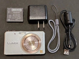 Panasonic LUMIX DMC-FX80 White Compact Digital Camera From Japan