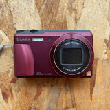Panasonic LUMIX DMC-TZ55 Compact Digital Camera 20x Zoom Red Accessories