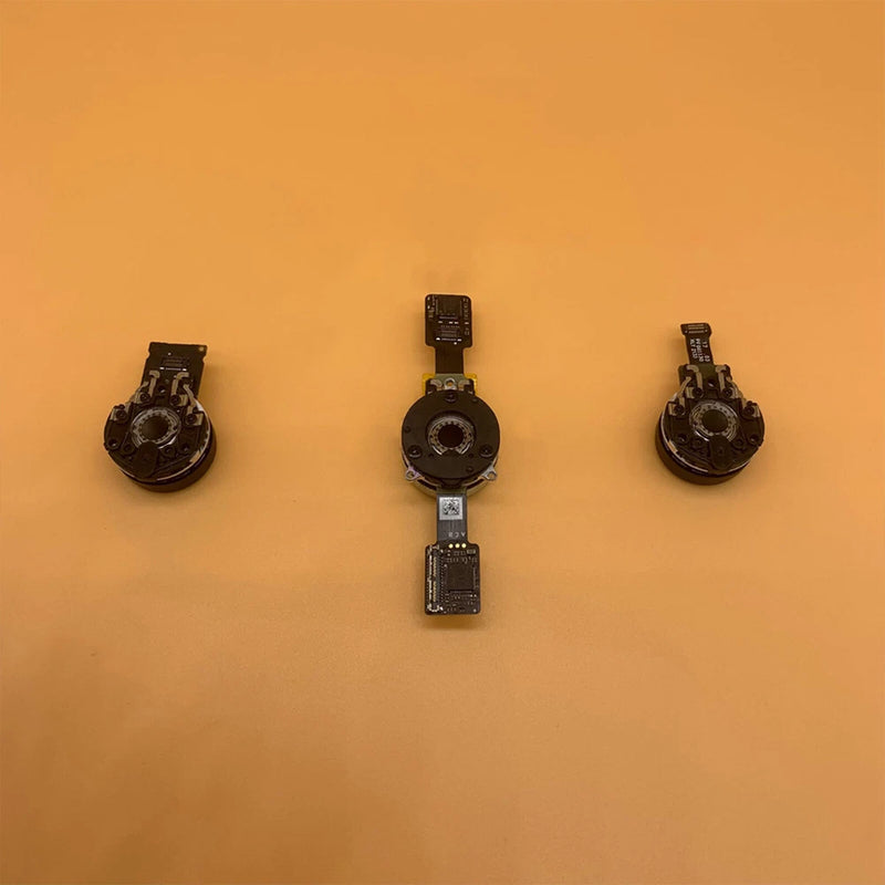 Black metal arm bracket axis motor parts, three pieces