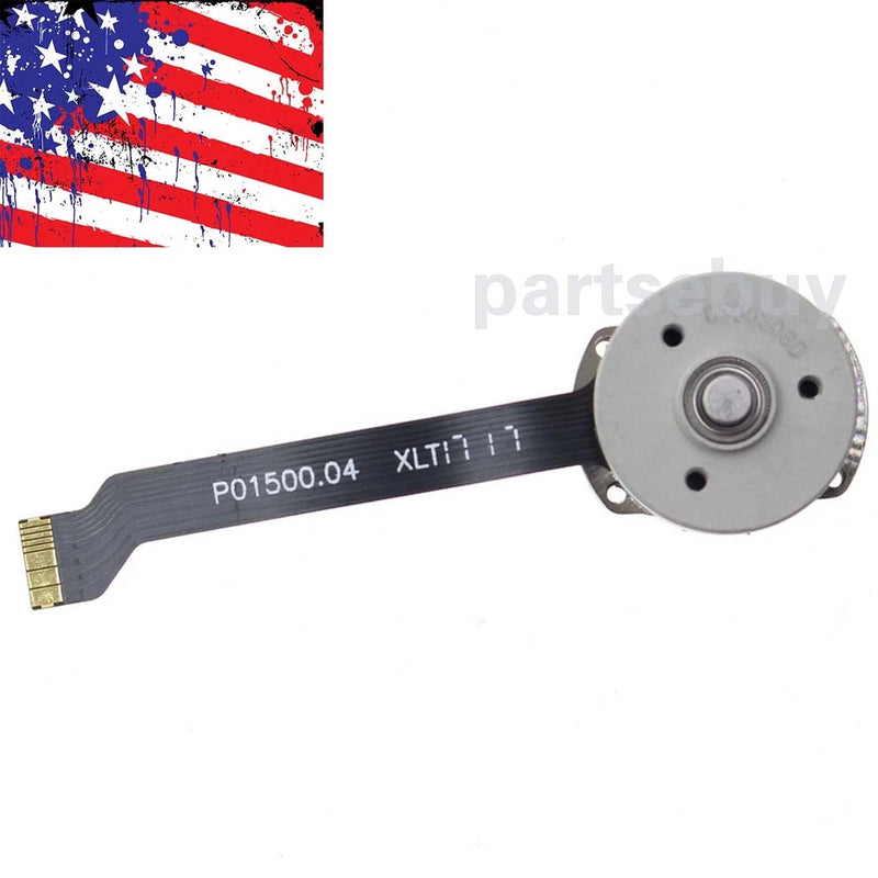 Yaw motor module with ribbon flex cable for drone gimbal, round metal housing