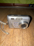 HP Photosmart M547 6.2MP Digital Camera 3x Optical Zoom Tested & Working Silver