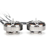 EMAX ECOII brushless FPV motors with silver mounts and prop shafts