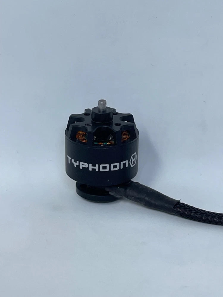 Black Typhoon H arm motor with wiring connector, repair part for drone