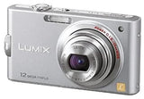 Panasonic Lumix FX60 Digital Camera Silver 12MP 5x Optical Zoom From Japan