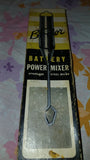 Vintage Bi-Cor Battery Power Mixer Model 968 w Box Drink Mixer Battery
