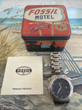 Fossil Men's Blue watch, model AM-3992 Needs Battery. Battery