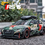 1/24 Audi RS6 Alloy Avant Station Wagon Model Diecasts Sound and Light Kids Gift