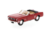 1965 Ford Mustang Convertible, Red Superior 5719 1/34 scale diecast model car