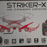 World Tech Toys Striker-X HD Camera Drone Quadcopter 2.4GHz Altitude Lock