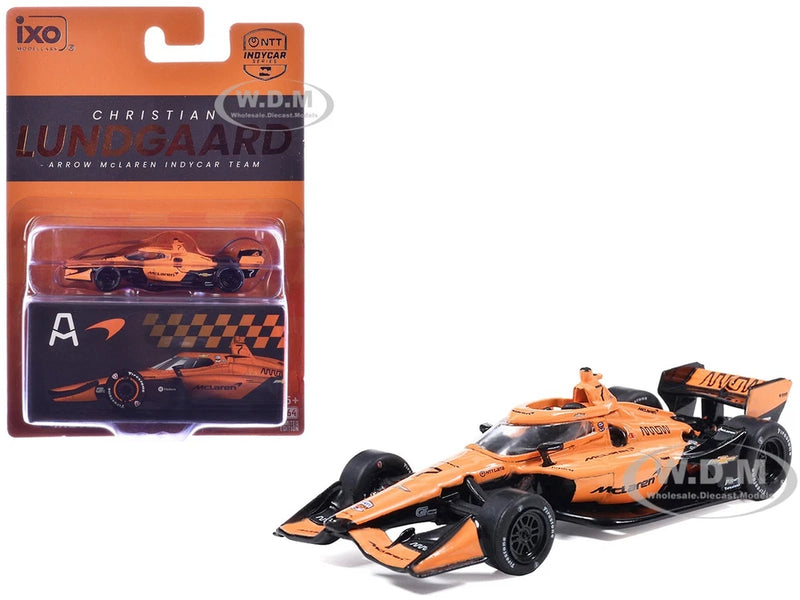 DALLARA INDYCAR #7 LUNDGAARD "MCLAREN" NTT SERIES 2026 1/64 CAR BY IXO IND64045