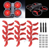12x Red Tips Spare Blades Props for DJI Avata 2 Drone Accessories Light Weight