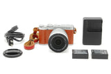 [Near MINTw/Strap] Fujifilm X-M1 16.3MP Digital Camera Brown XC 16-50mm JAPAN