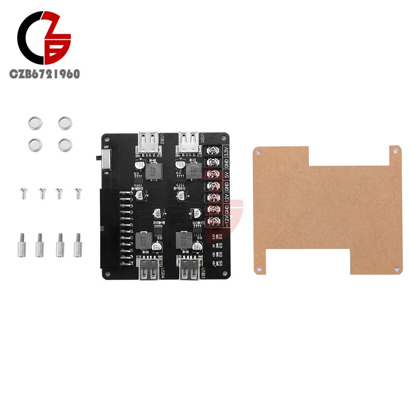 DC3.3-12V 4-Channel USB ATX Adapter Board Desktop Computer Power Supply Module