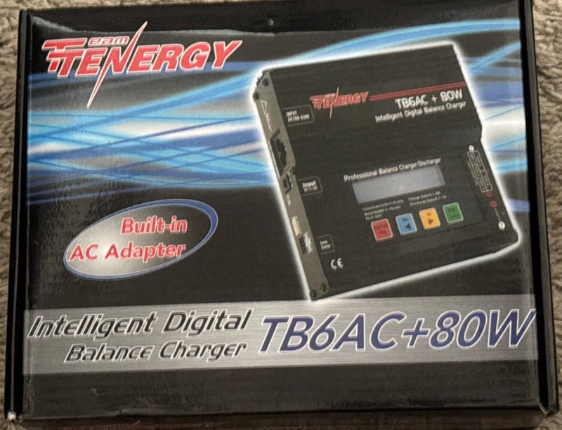 Tenergy TB6AC +80W RC Remote Control Battery Charger Battery
