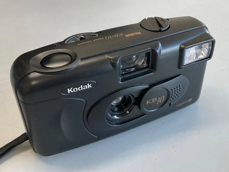 Kodak KB 10 Compact Film Camera Tested 1996 Model Fixed Focus Flash