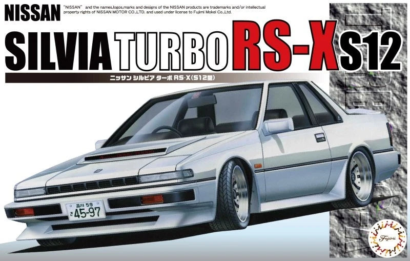 Fujimi ID-76 1/24 Scale Model Car Kit Nissan Silvia S12 Turbo RS-X Coupe