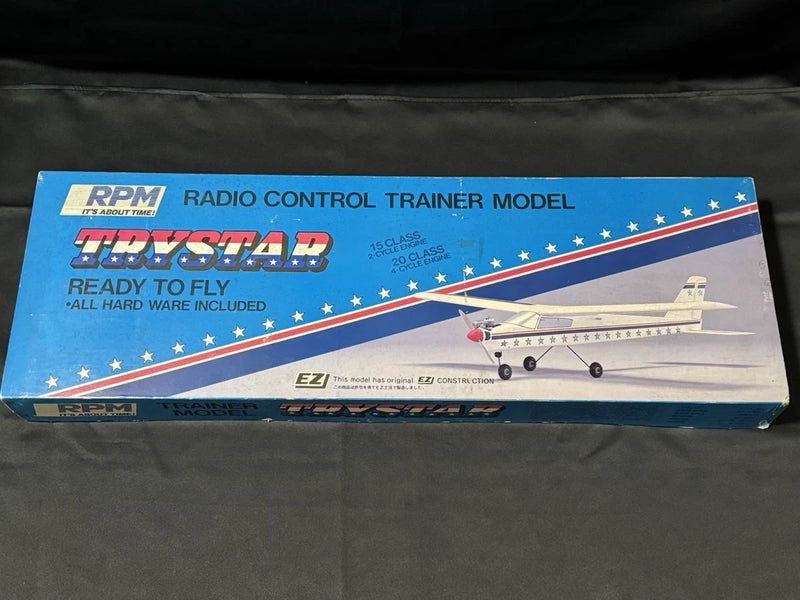 Vintage RPM EZ Trainer Plane TRYSTAR 2C-15 4C-20  Airplane  Made in Japan