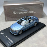 1/64 S65 AMG W222 Blue Premium Alloy Die-Cast Model ¨C Display Piece