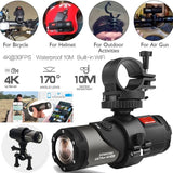4K WIFI Sports Action Camera Bike Helmet Motorcycle Camcorder Waterproof For Gun