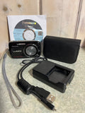 Panasonic LUMIX DMC-S3 14.1MP Digital Camera with charger and case - Black