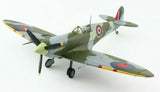 1:48 scale Spitfire Mk Vb model aircraft, olive green with red roundels and landing gear