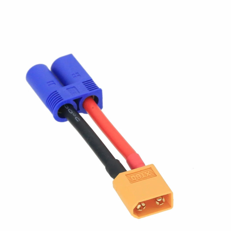 EC5 Male to XT60 Male cable 12AWG 5CM wire For RC Battery Hobbies Toys FPV UAV