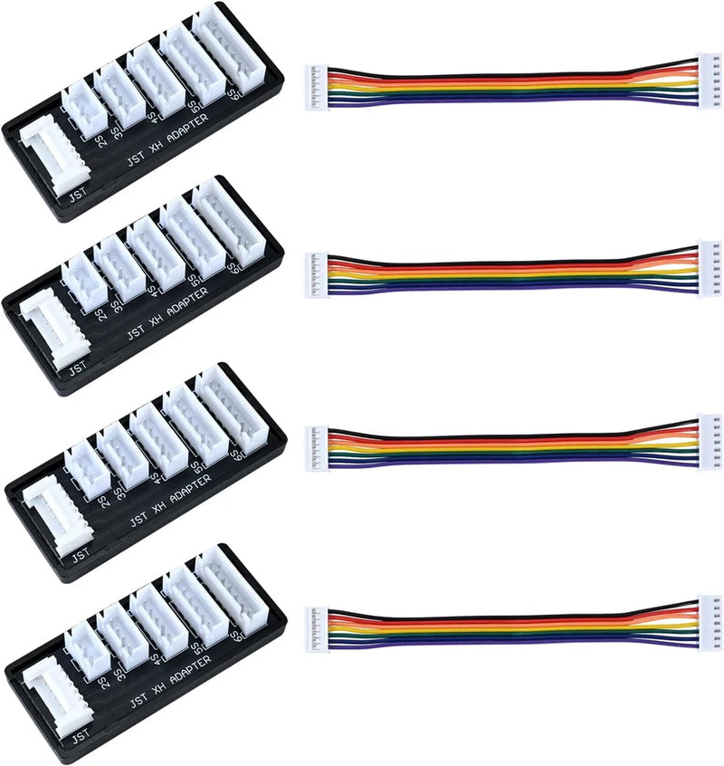 4-pack JST-XH balance board adapters with white JST-XH connector cables