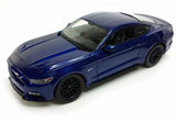 2015 Ford Mustang GT Blue Maisto 31508BU 1/24 Scale Diecast Model Car