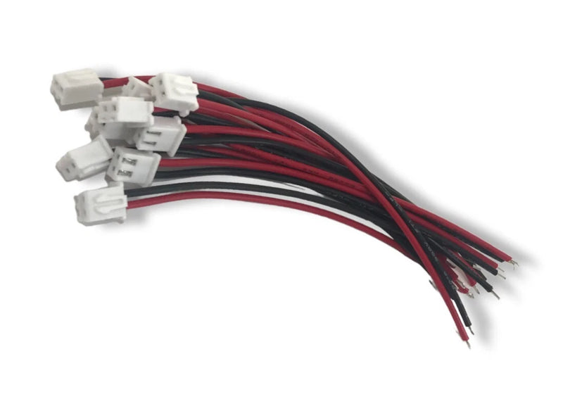 JST XH 2.5mm 2Pin Battery Lipo RC Parts Female Connector 10cm Wire 22AWG 20pcs