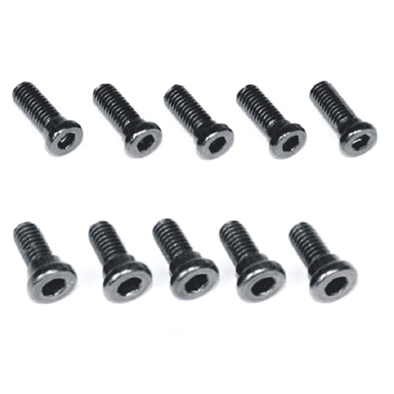 Set of black motor screws with Phillips drive, 10-pack