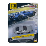 1:64 Ford Mustang Shelby GT350 Model Car Diecast Toy Cars Metal Vehicle Silver