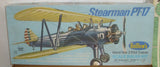 GUILLOWS STEARMAN PT-17 PILOT TRAINER GAS BALSA AIRPLANE MODEL KIT BOXED