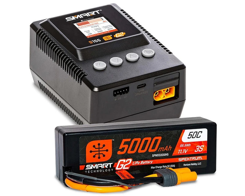 Spektrum RC Smart G2 PowerStage 3S Bundle w/3S Smart LiPo Battery (5000mAh) Battery