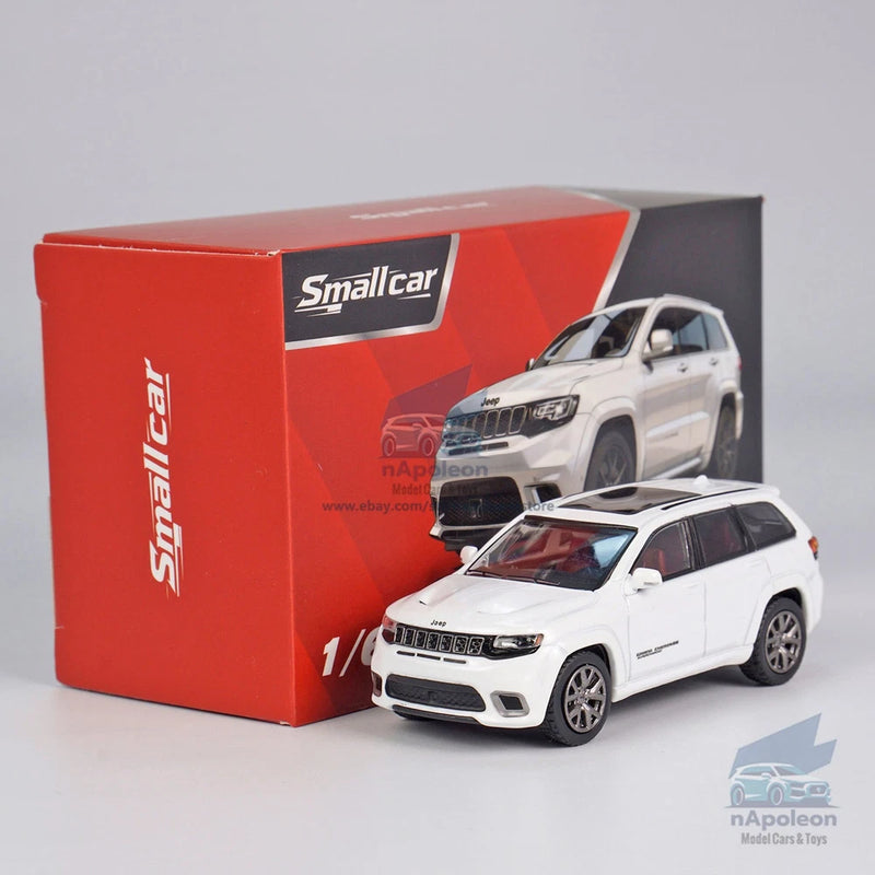 1:64 Jeep Grand Cherokee Trackhawk Model Car Diecast Toy Vehicle Kids Gift White