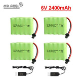 6v 2400mah NiMH AA Rechargeable Battery For Rc toys Cars Tanks Robots Boats Guns Battery