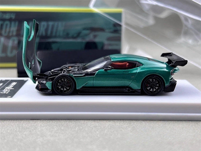 FW 1/64 Scale Aston Martin Vulcan Green Diecast Car Model Toy Collection Gift