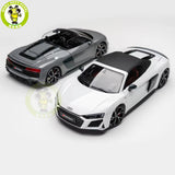 1/18 Audi R8 V10 2021 Spyder Performance KENGFAI Diecast Model Car Friends Gifts